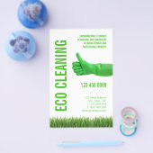 Eco Friendly Cleaning Services Flyer (Enkel)