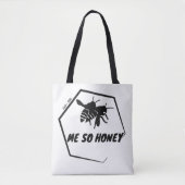 Eco-friendly cloth bag with lovely bees tote bag (Voorkant)