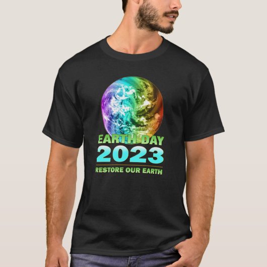 Eco Friendly Clothing for Earth Day 2023 Anniversa T-shirt (Voorkant)