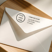 Eco-Friendly Custom Logo Self-Inking Rubber Stamp Zelfinktende Stempel