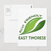 Eco Friendly East Timorese. Briefkaart (Voorkant / Achterkant)