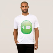 Eco-Friendly Green Footprint Icon T-shirt (Voorkant volledig)