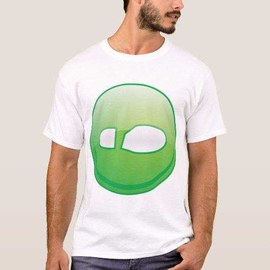 Eco-Friendly Green Footprint Icon T-shirt (Voorkant)