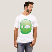 Eco-Friendly Green Footprint Icon T-shirt (Voorkant volledig)