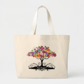 Eco-Friendly Grocery Bag Grote Tote Bag (Voorkant)