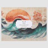 Eco Friendly Handmade Branding Logo Tissue Paper Tissuepapier (Voorkant)