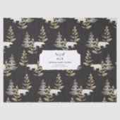 Eco Friendly Handmade Branding Logo Tissuepapier (Voorkant)