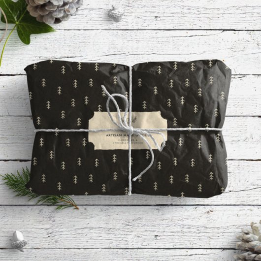 Eco Friendly Handmade Branding Logo Tissuepapier