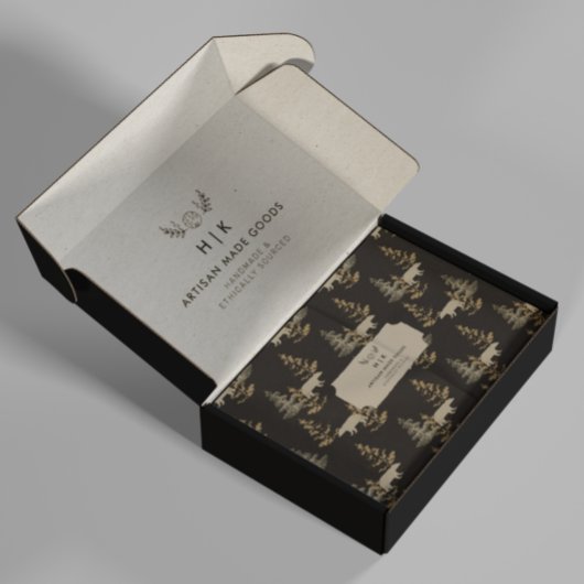 Eco Friendly Handmade Branding Logo Tissuepapier