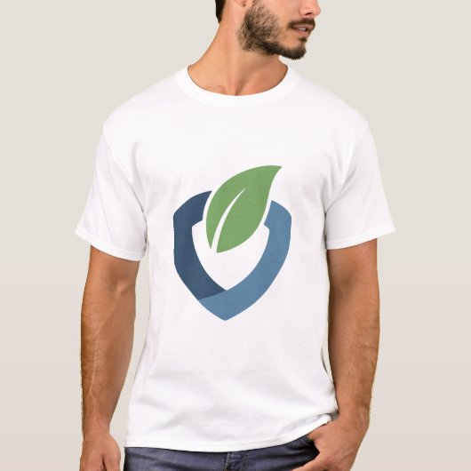 Eco Friendly Leaf Recycle Symbol Green T-Shirt (Voorkant)