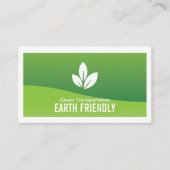 Eco Friendly Leaves Logo Visitekaartje (Voorkant)