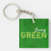 Eco Friendly Living Green Sleutelhanger (Voorkant)