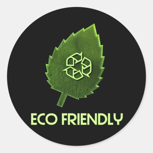 Eco Friendly Sticker (Voorkant)