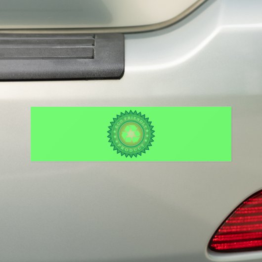 Eco Friendly Sticker (Op auto)