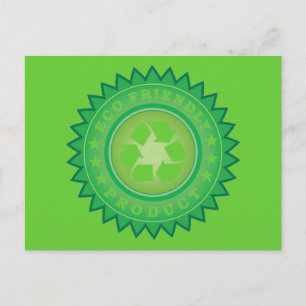 Eco Friendly Sticker Briefkaart