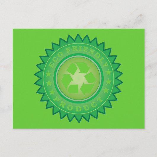 Eco Friendly Sticker Briefkaart (Voorkant)