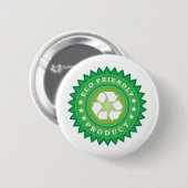 Eco Friendly Sticker Ronde Button 5,7 Cm (Voorkant /achterkant)