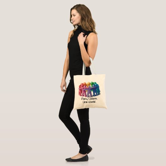 Eco Friendly Tas!  Viel Diversiteit!! Tote Bag (Voorkant (model))