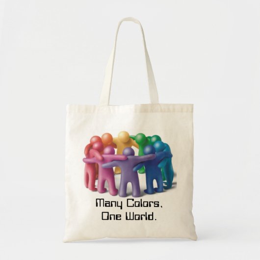 Eco Friendly Tas!  Viel Diversiteit!! Tote Bag (Voorkant)