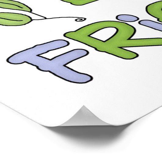 Eco-Friendly Tshirts en Gifts Poster (Hoek)