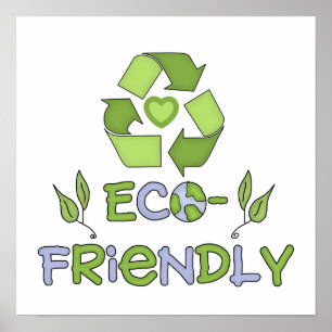 Eco-Friendly Tshirts en Gifts Poster