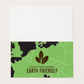 Eco Friendly Visitekaartje (Buitenkant ongevouwen)