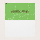 Eco Friendly Visitekaartje (Binnenkant ongevouwen)