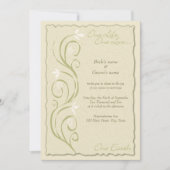 Eco-Friendly Wedding Invitation Kaart (Voorkant)