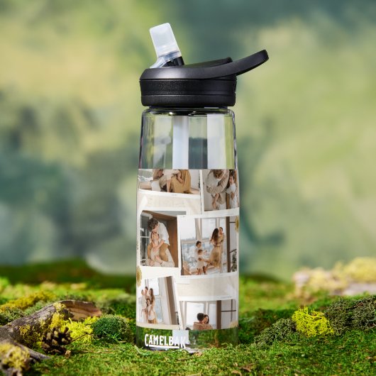 #Eco-FriendlyWaterBottle Waterfles (Buiten (Gedraaid)  )