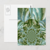 Eco Green Camo Kaleidoscope Art Print Design Briefkaart (Voorkant / Achterkant)