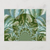Eco Green Camo Kaleidoscope Art Print Design Briefkaart (Voorkant)