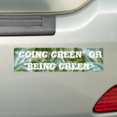 Eco Green Camo Kaleidoscope Art Print Design Bumpersticker (Op auto)