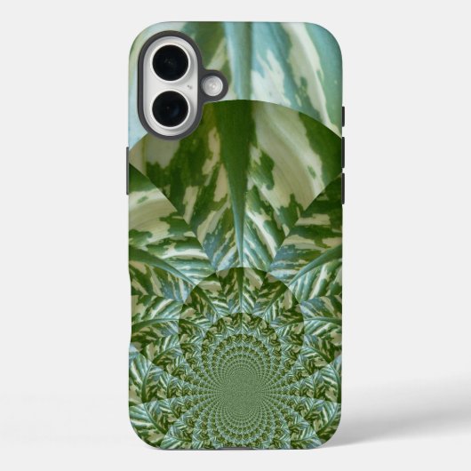 Eco Green Camo Kaleidoscope Art Print Design Case-Mate iPhone Case (Achterkant)