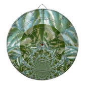 Eco Green Camo Kaleidoscope Art Print Design Dartbord (Voorkant)