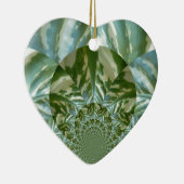 Eco Green Camo Kaleidoscope Art Print Design Keramisch Ornament (Rechts)