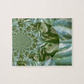 Eco Green Camo Kaleidoscope Art Print Design Legpuzzel (Horizontaal)