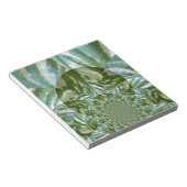 Eco Green Camo Kaleidoscope Art Print Design Notitieblok (Schuin)