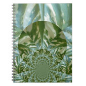 Eco Green Camo Kaleidoscope Art Print Design Notitieboek (Voorkant)