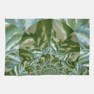 Eco Green Camo Kaleidoscope Art Print Design Theedoek