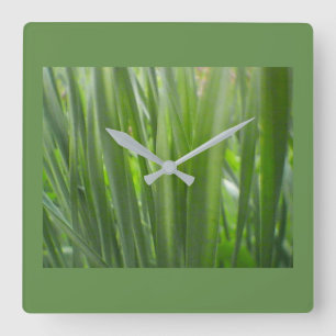 Eco Green Decor Vierkante Klok