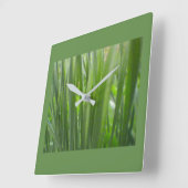 Eco Green Decor Vierkante Klok (Hoek)