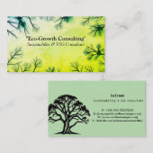 Eco-Growth Business Card Visitekaartje (Voorkant / Achterkant)