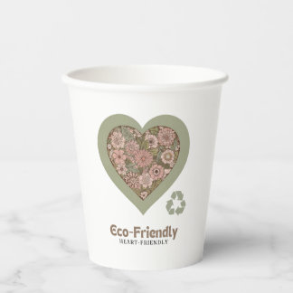 Eco & hartvriendelijke liefde papieren bekers