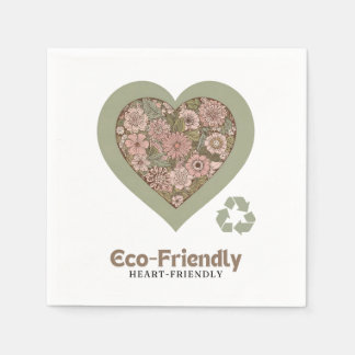 Eco & hartvriendelijke liefde servet