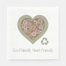 Eco & hartvriendelijke liefde servet