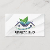 Eco Home | Logo onroerend goed Visitekaartje (Voorkant)