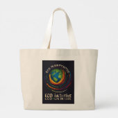 Eco Initiative Grote Tote Bag (Achterkant)