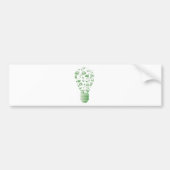 eco-lamp bumpersticker (Voorkant)