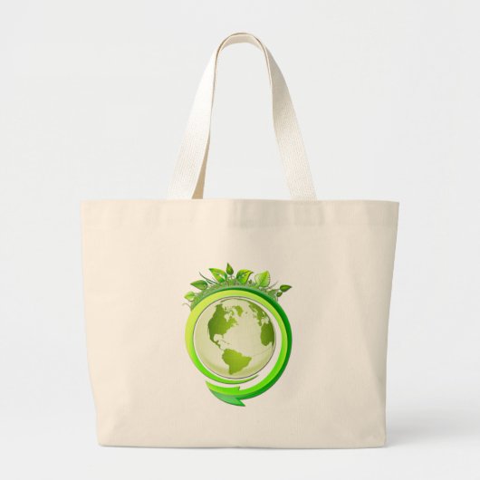 Eco Nuevo Grote Tote Bag (Voorkant)