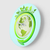 ECO-ONTWERP GROENE AARDE GROTE KLOK (Hoek)